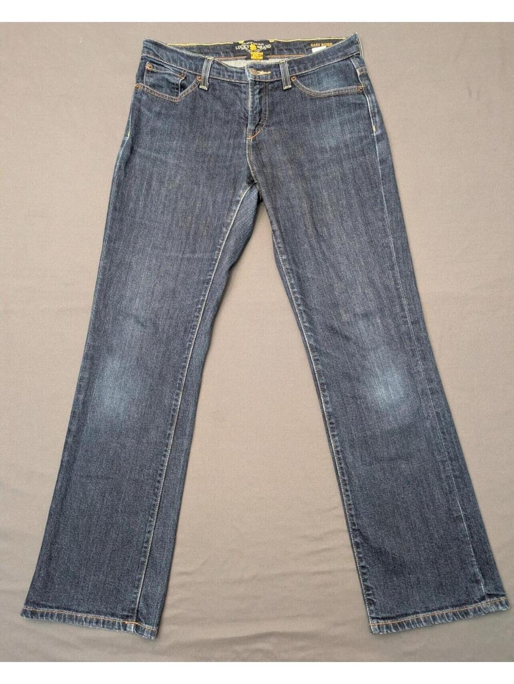 Lucky Brand Easy Rider Bootcut Jeans Womens 8/29 Dark Wash Denim Mid Rise